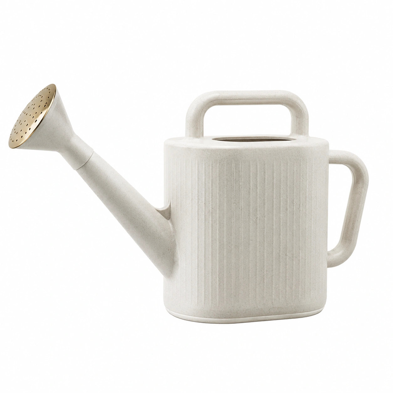 Arrosoir extérieur 5L beige avec pommeau amovible