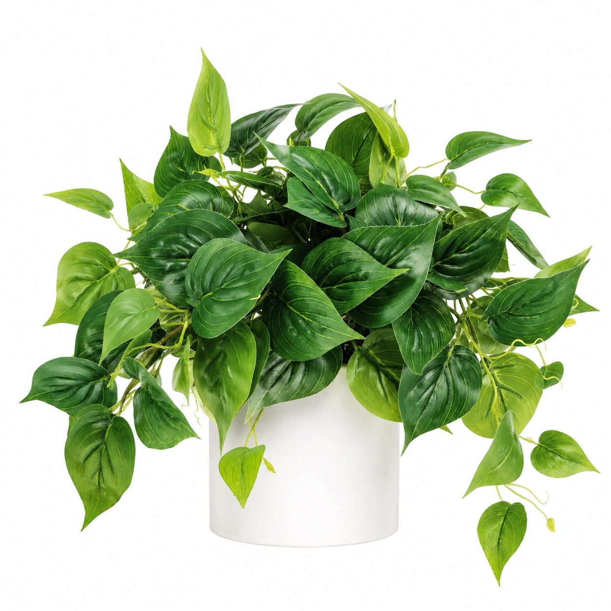 Plante artificielle verte avec feuillage réaliste, hauteur 60 cm