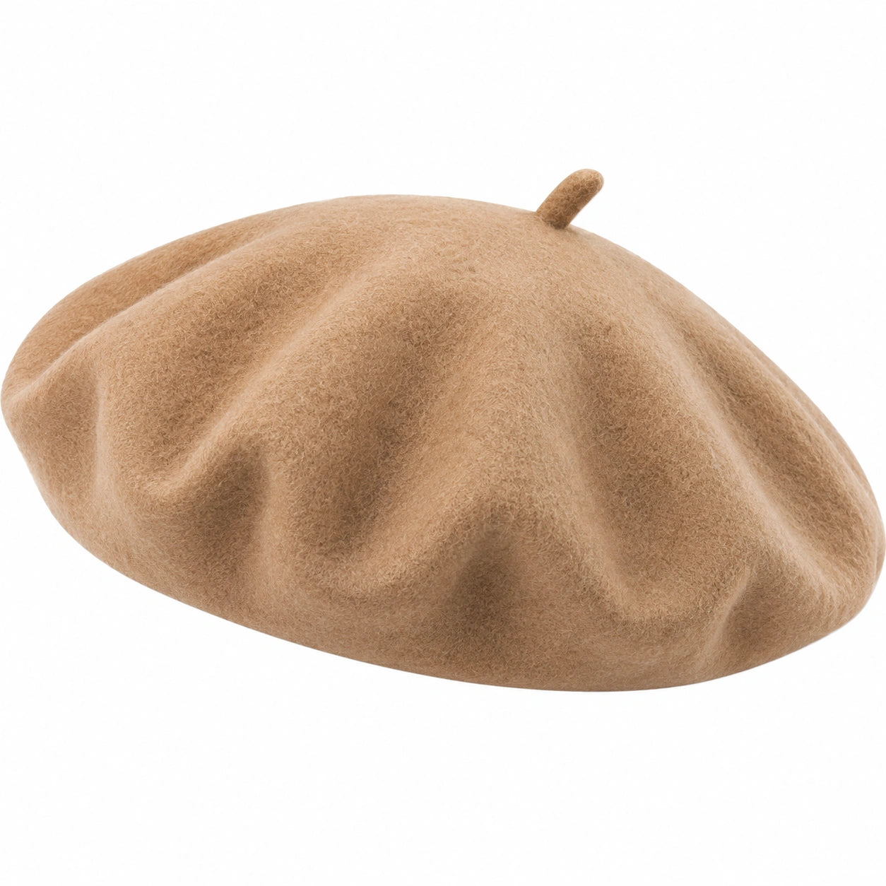 Béret Classique en Laine Brun