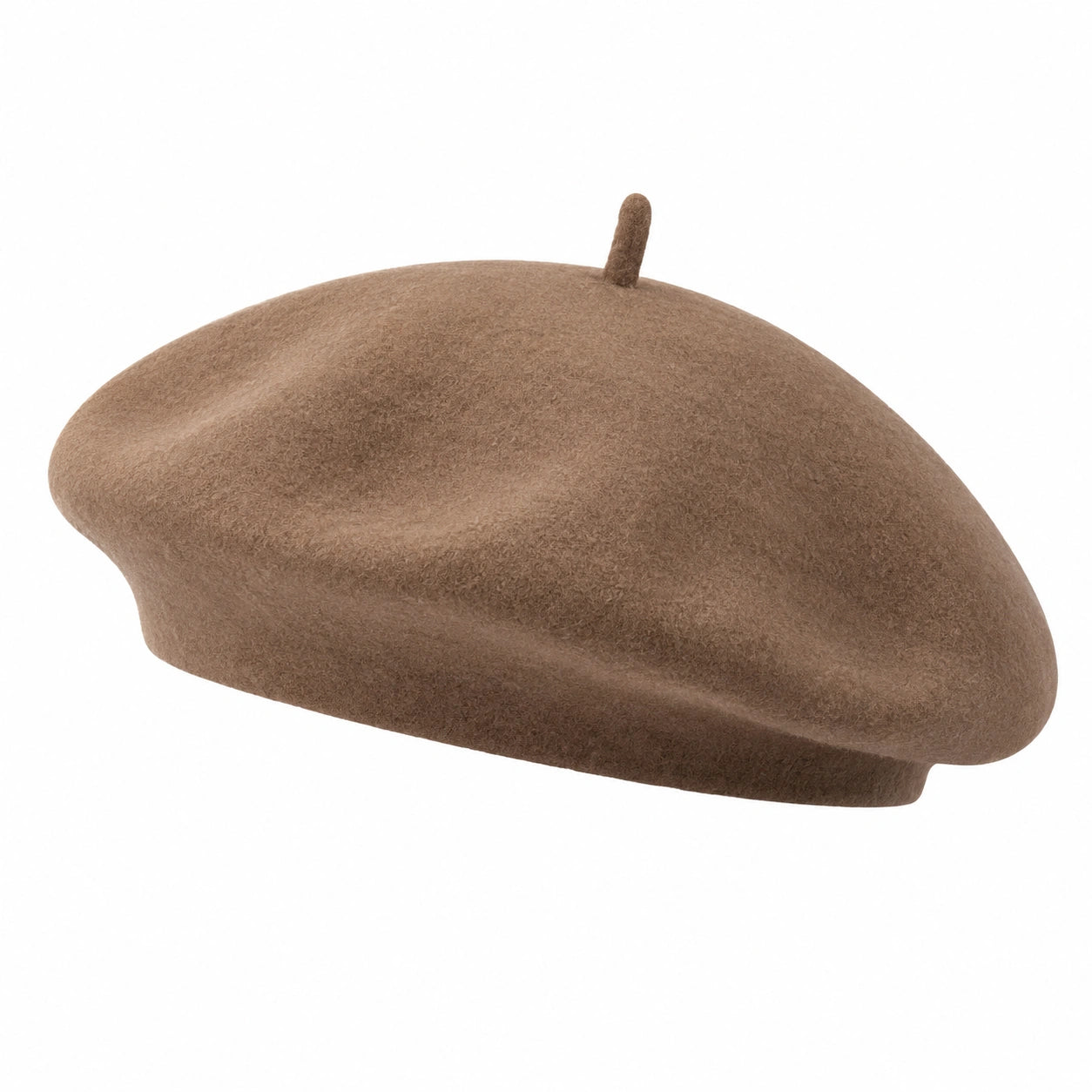 Béret Classique Brun Chaleureux pour Femme