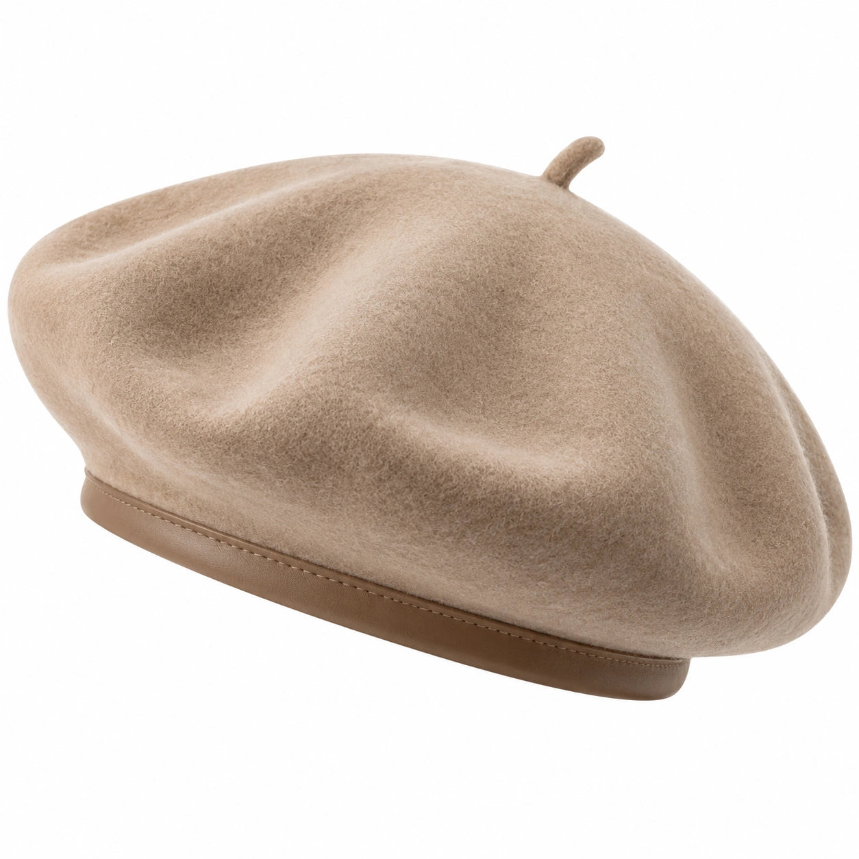 Béret Classique Élégant Beige pour Adultes