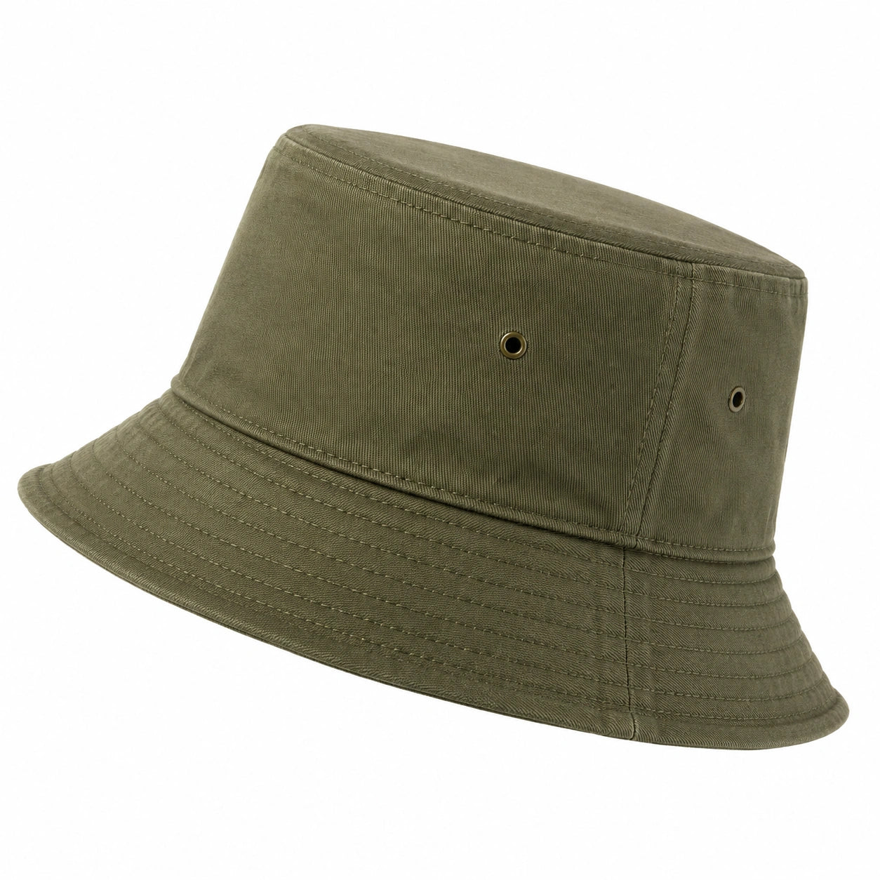 Chapeau bob vert kaki pour adultes