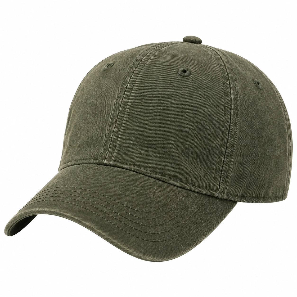 Casquette de Baseball Réglable Vert Kaki