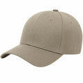 Casquette de baseball unisexe beige réglable