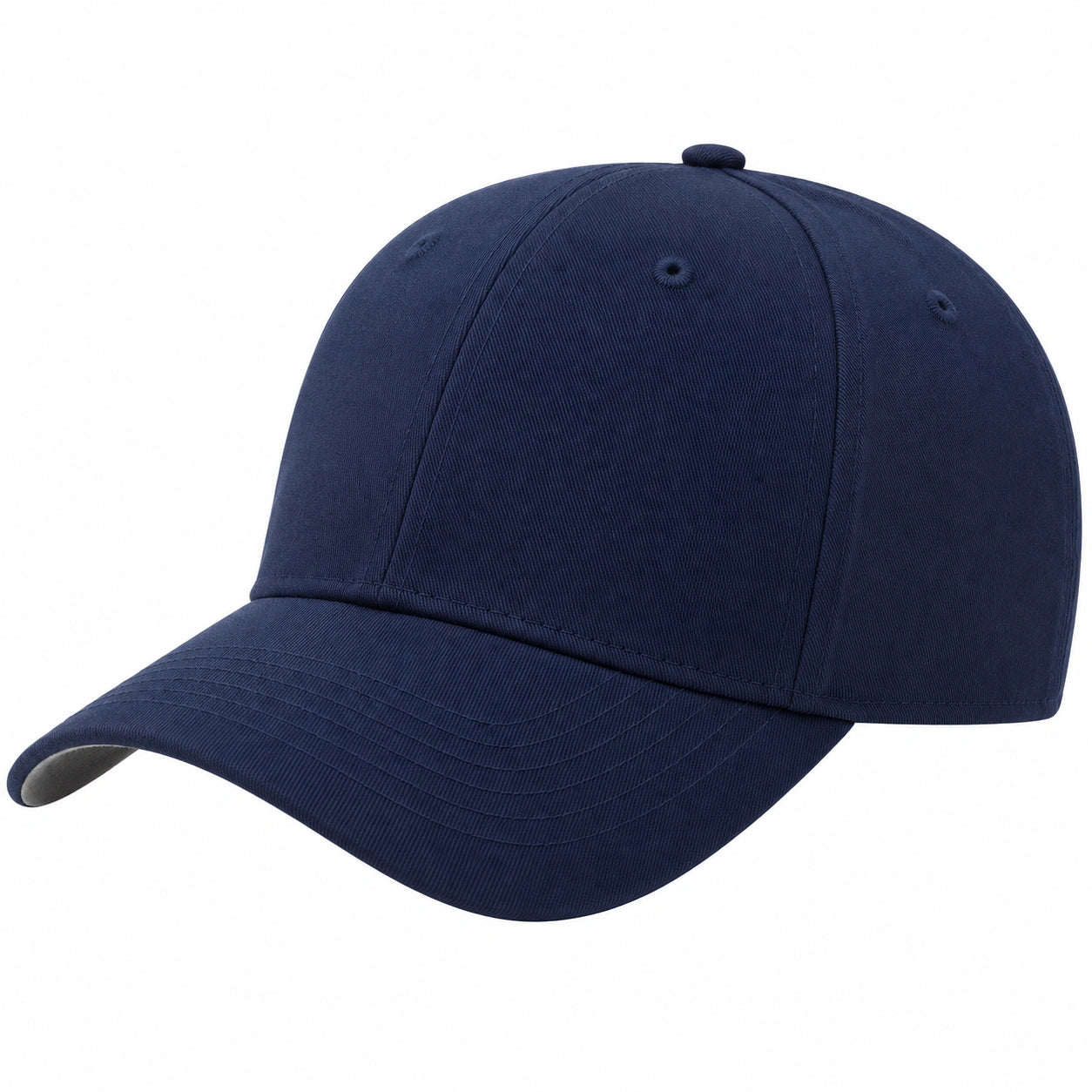 Casquette de baseball ajustable unisexe bleu marine