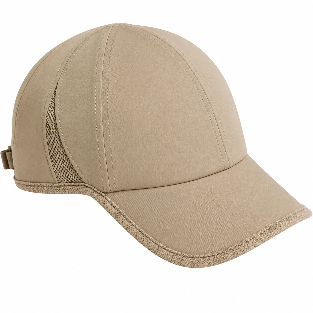 Casquette Unisexe Beige Ajustable avec Maille Respirante