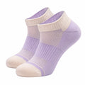 Chaussettes Courtes Respirantes Mauve et Beige