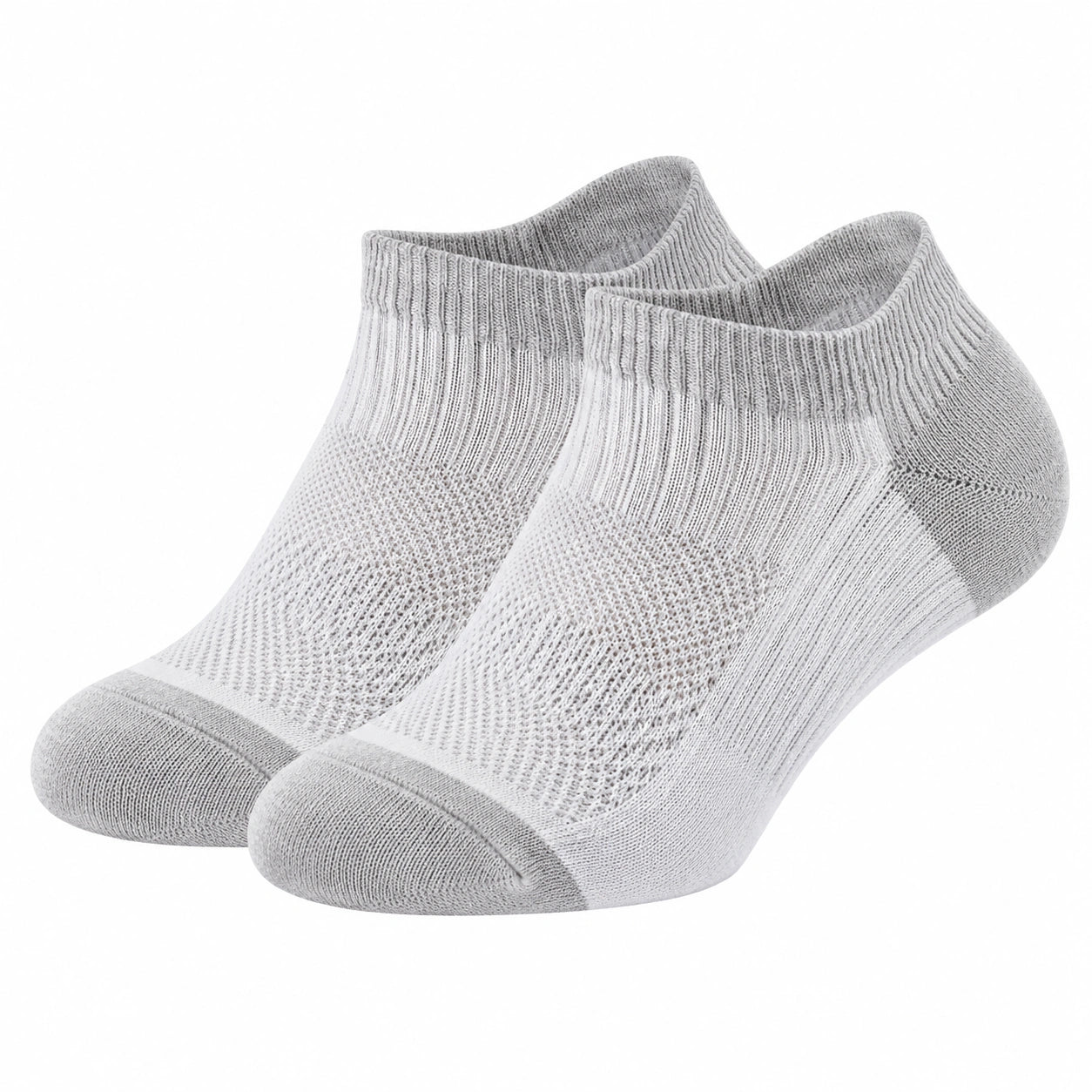 Chaussettes basses respirantes gris clair