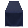 Chemin de Table Satin Bleu Marine 180x30 cm