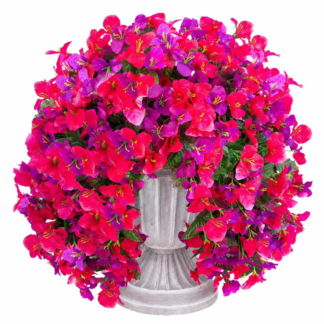 Bougainvilliers Artificiels Rose et Violet en Pot 45cm